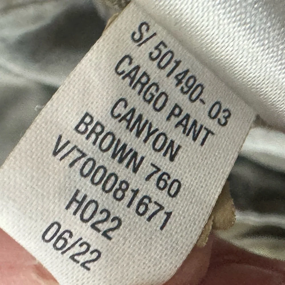 Gap Mens Cargo Pants 34x36 Utility Workwear Stretch Canyon Brown V/700081671